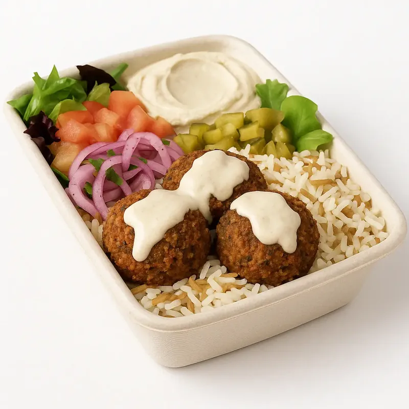 Bowl falafel végétarien complet — YallaEat Lyon 9
