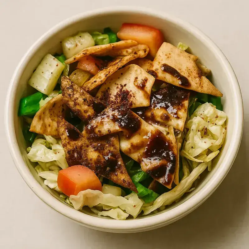 Salade fattouche libanaise végétarienne — YallaEat Lyon 9