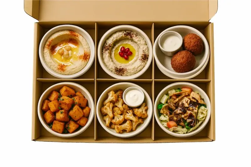 MezzéBox végétarienne mezzés libanais — YallaEat Lyon 9